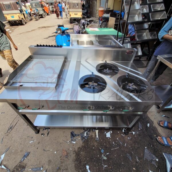 Burners with Hotplate