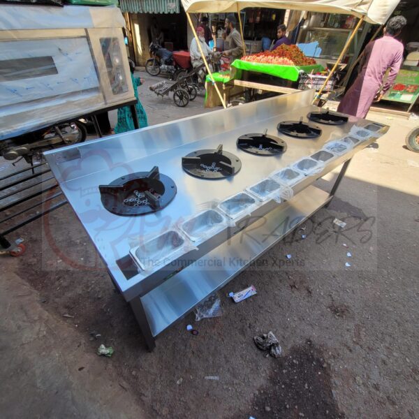 Cooking Burner With Masala Boxes