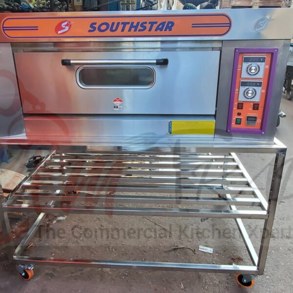 Original Southstar Single Deck Oven With S.S Trolley