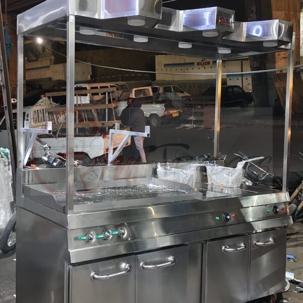 Single tank with seasoning with single Tank with Hotplate (Counter Type)